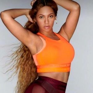 ADIDAS IVY PARK SOLAR ORANGE HALTER TOP LARGE